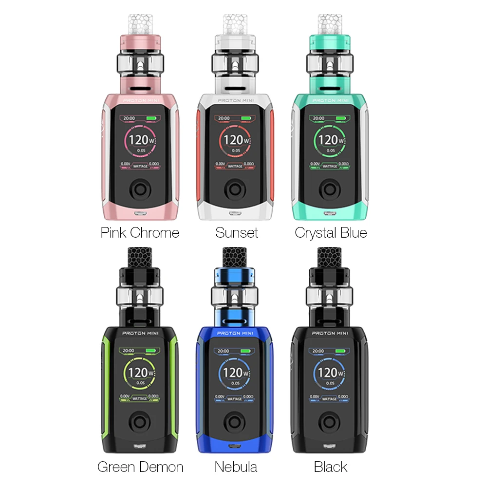 Оригинальный комплект Innokin Proton Mini Ajax 120 Вт wi-Fi/Встроенный бокс-мод 3400 мАч бак AJAX 5 мл