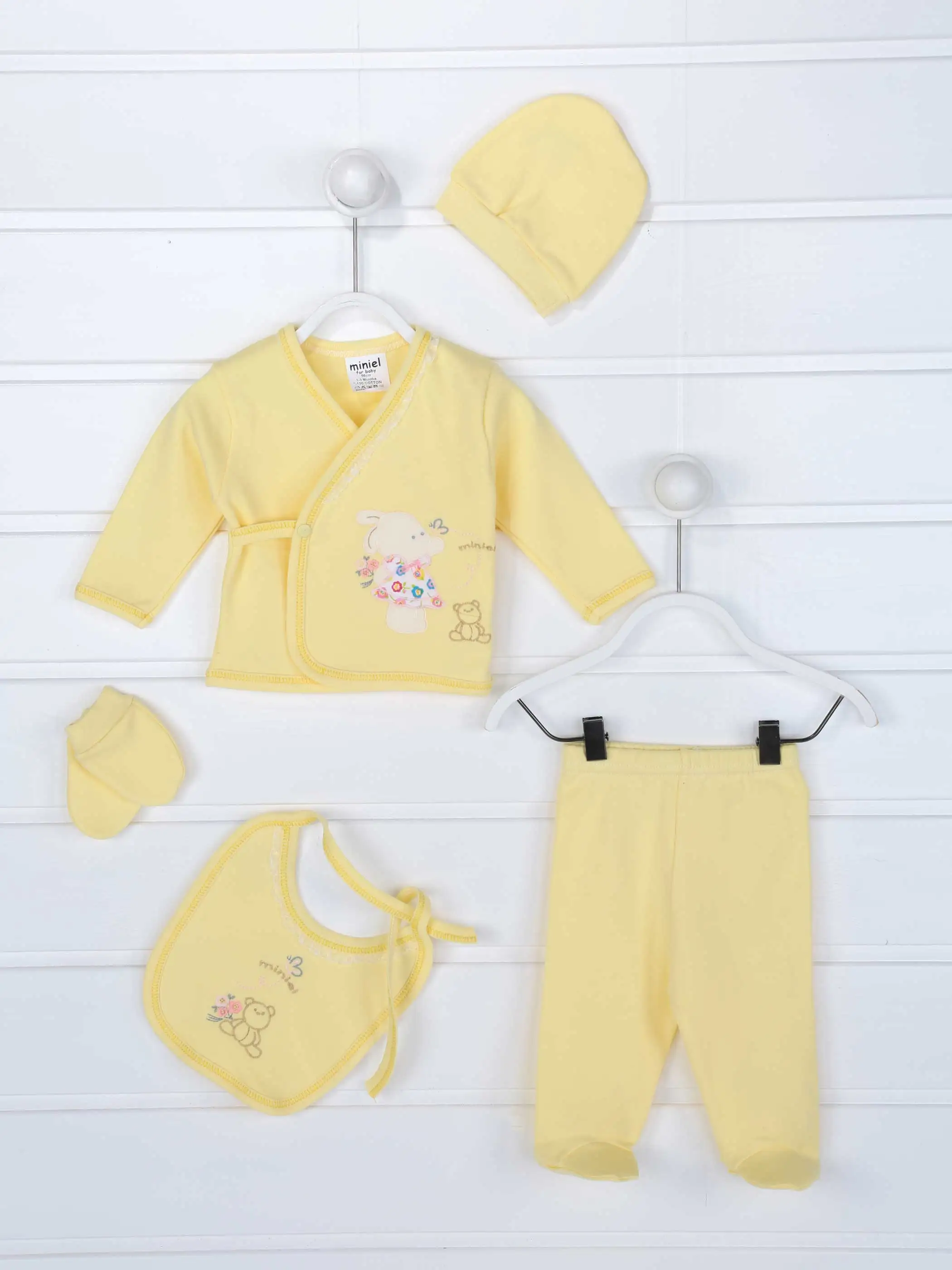 Детские костюмы Одежда для новорожденных девочек и мальчиков комплект из 5