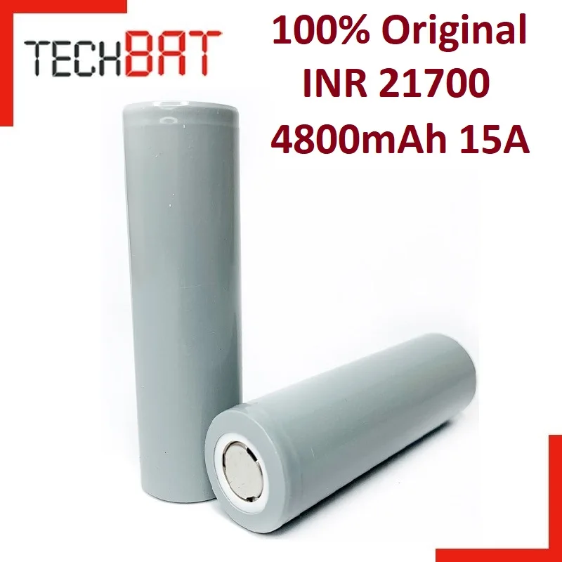 Аккумулятор INR21700 TESLA Li-ion 4800mAh 15A без защиты | Электроника