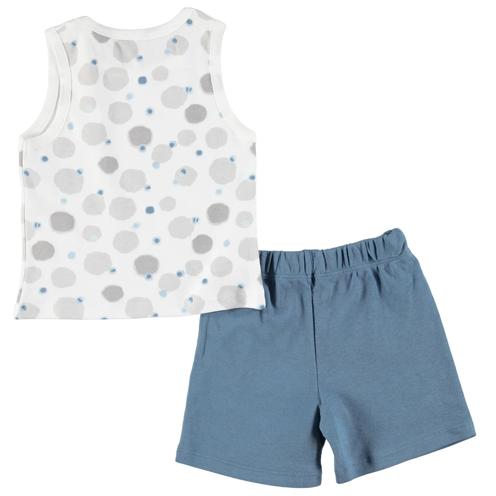 Ebebek/модный клубный комплект с шортами без рукавов для маленьких мальчиков в