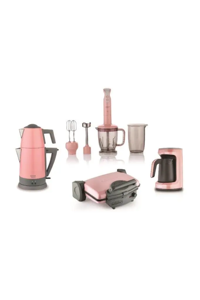 

Schafer Kea Rose Gold Electro Mega Home Appliances 4-Piece Kitchen Set