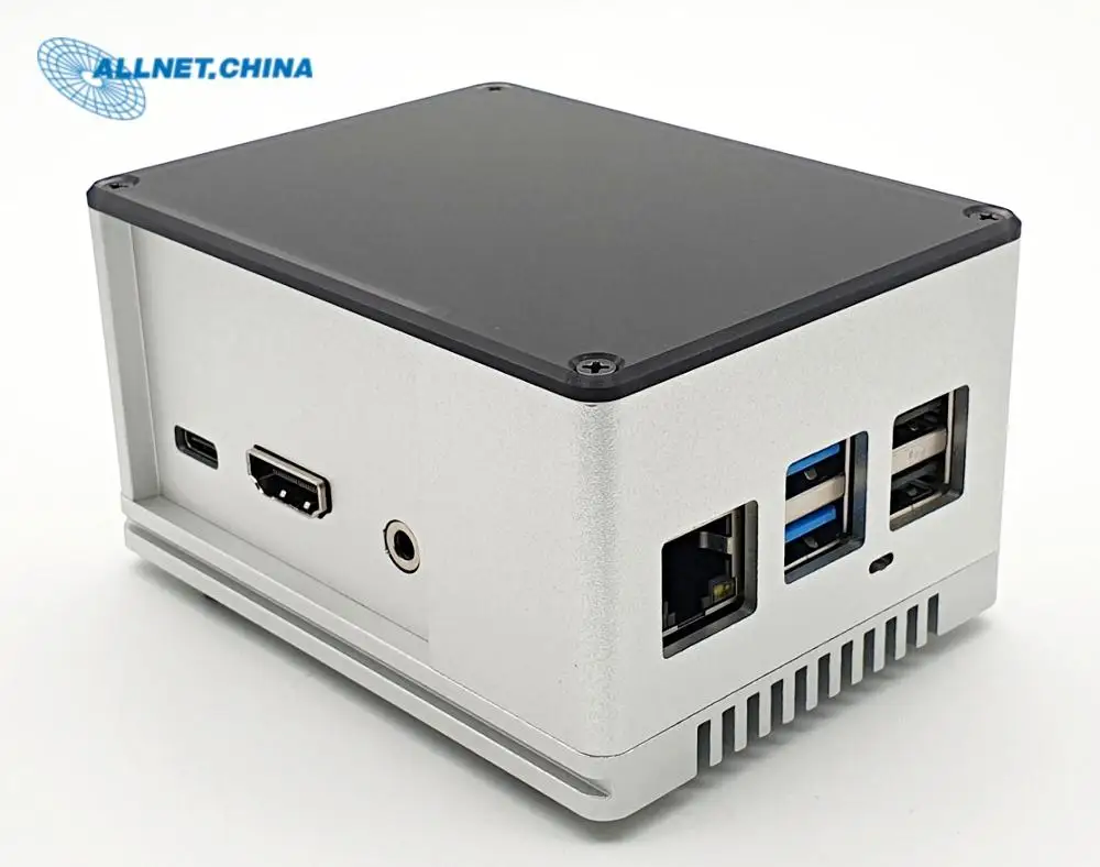 Алюминиевый корпус ecoPI PRO hp с теплоотводом для ROCK PI 4