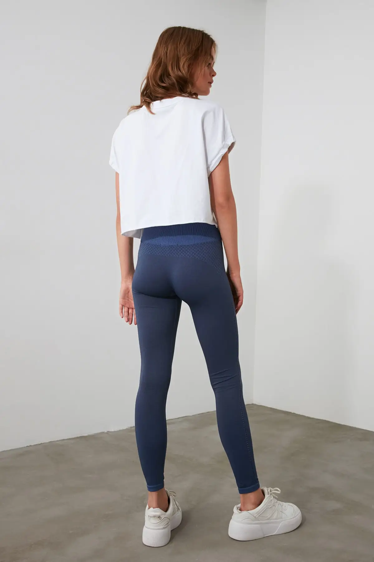 

Trendyol Seamless Jacquard High Waist Sports Leggings TWOAW20TA0068