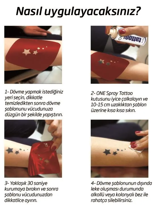 Один спрей татуировки комплект Временные модель 10 | Красота и здоровье