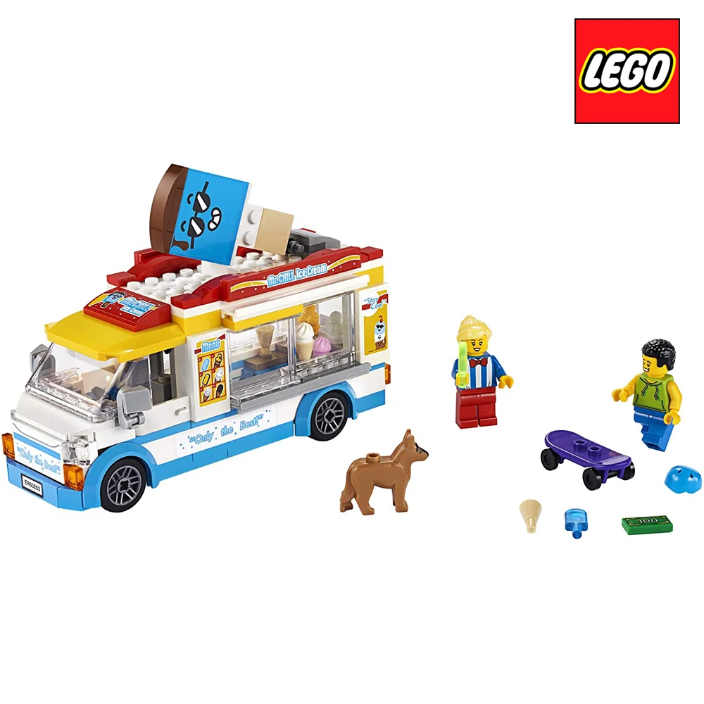 Грузовик для мороженого LEGO City 60253 оригинал детей новая игрушка подарок на день