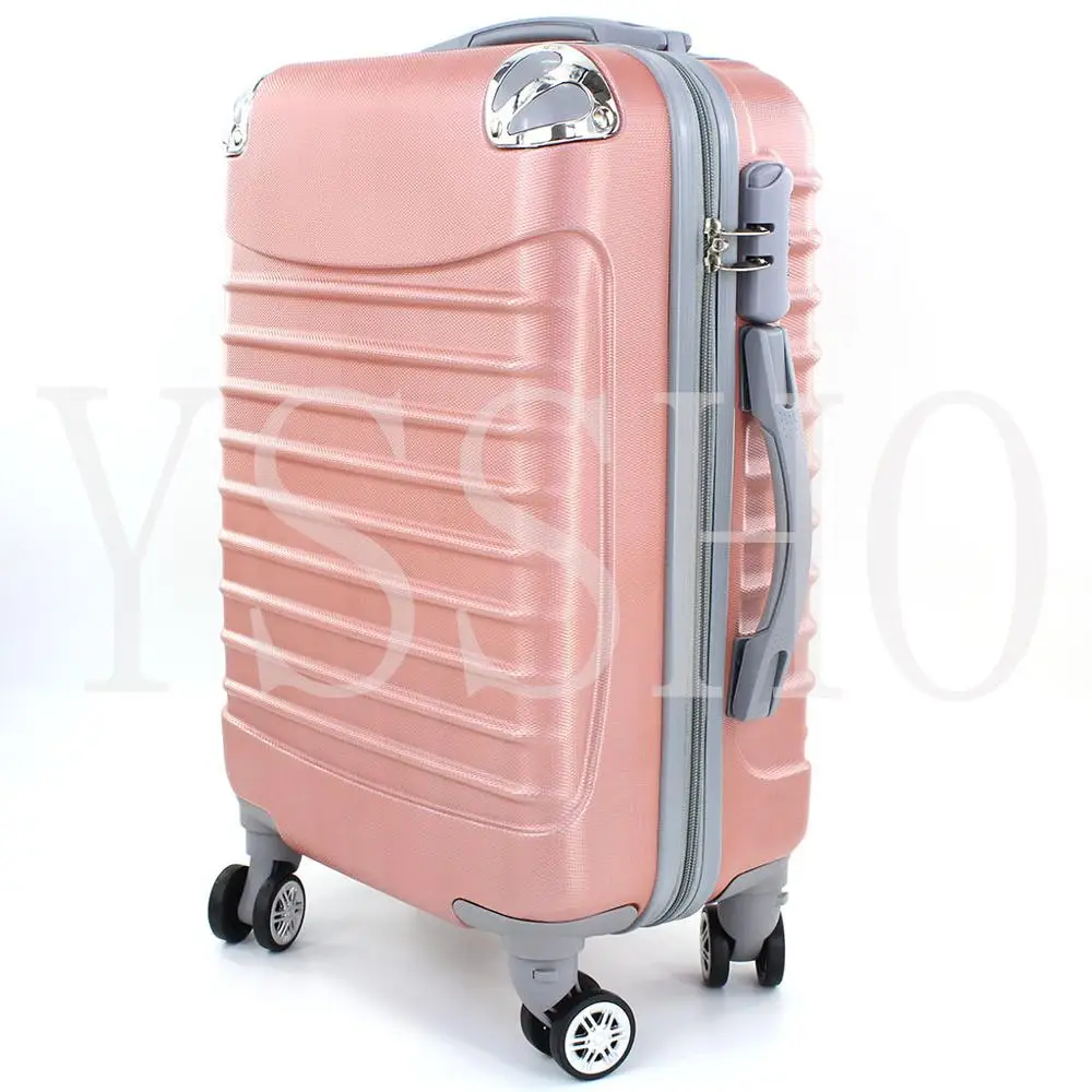 Suitcase Airplane Handluggage Travel Cabin Trolley ABS Rigid 4 Wheels 52x32x20