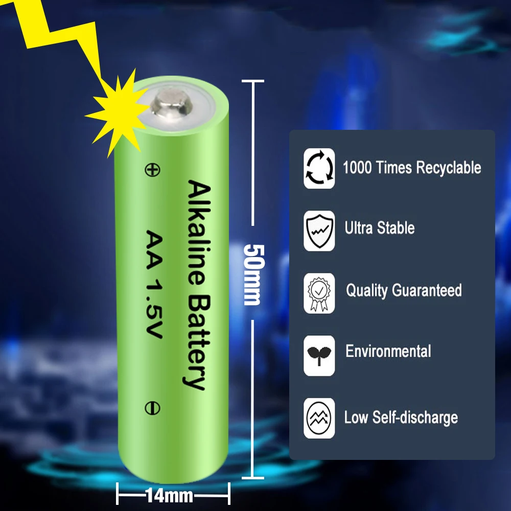 

OOLAPR 1.5V 1PC -10PCS AA 3800mAh NI MH Rechargeable AA Battery AAA Torch Toys Clock MP3 Player Replace Ni-Mh Battery