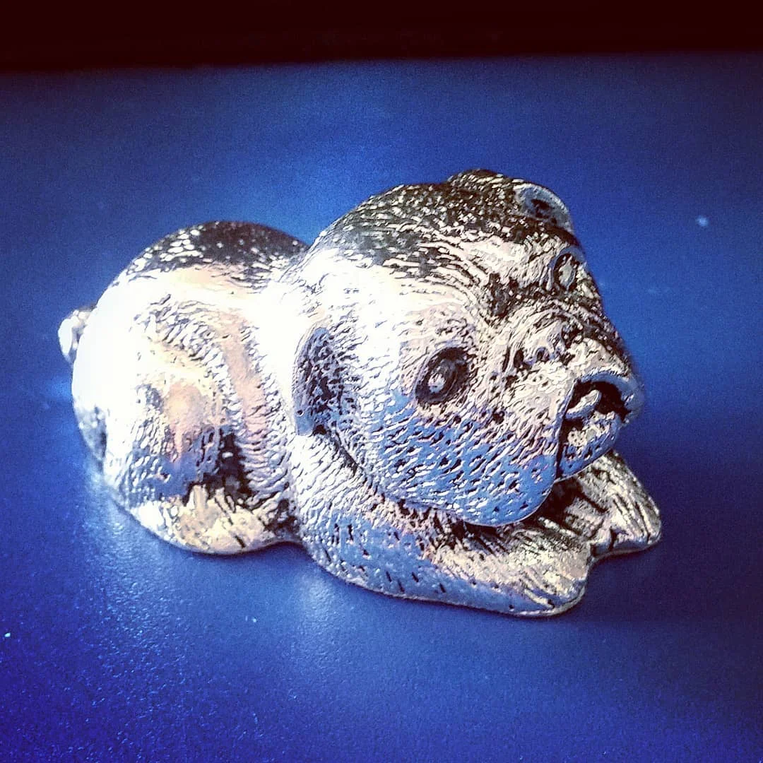 

925 Sterling Silver Plated Dog