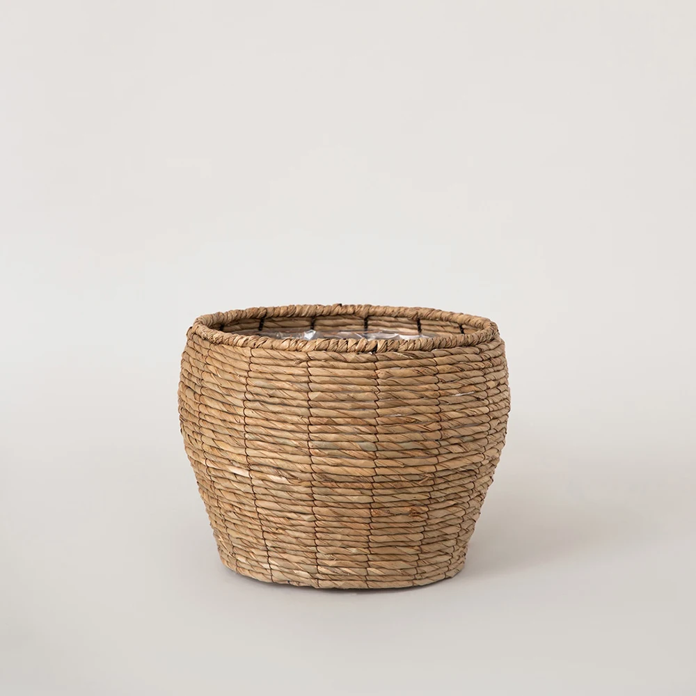 Basket Pot Flower Pots Decorative Wicker Pot Home Decoration Products Quality and Useful Stylish Flower Pot Natural 33x27 cm