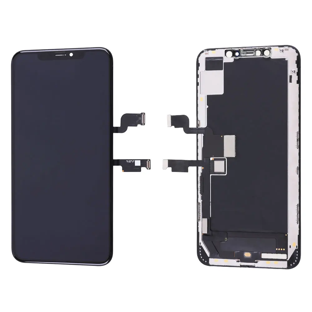 For XS MAX Incell Elekworld тест класс для iPhone X XS XR XS Max TFT AMOLED OEM ЖК-дисплей сенсорный экран дигитайзер замена сборка протектор - Цвет: For XS MAX Incell
