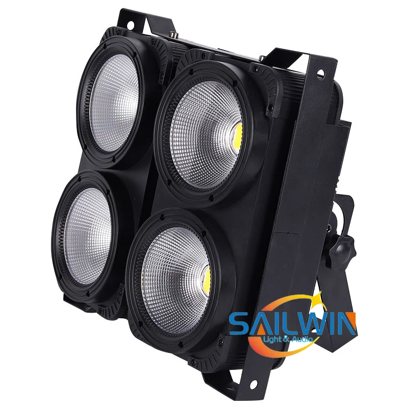 Светодиодная лампа WW/CW COB 4 глаза 4*100 Вт 2в1 10 шт./партия|led blinder|cob led blinderblinder light |