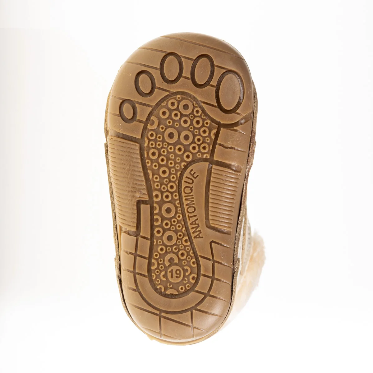 

MyWondry Real Leather Brown Floor Boy Baby Anatomical First Step Shoes