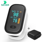 Пульсоксиметр Пальчиковый Spo2, портативный измеритель пульса и уровня кислорода в крови с OLED-экраном