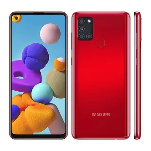 original samsung galaxy a21s a217f mobile phone octa core 6 5 quad camera 48mp 4g android fingerprint rom 4gb 64gb dual sim free global shipping