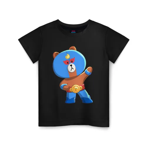Детская футболка хлопок BRAWL STARS EL BROWN.|Тройники| |