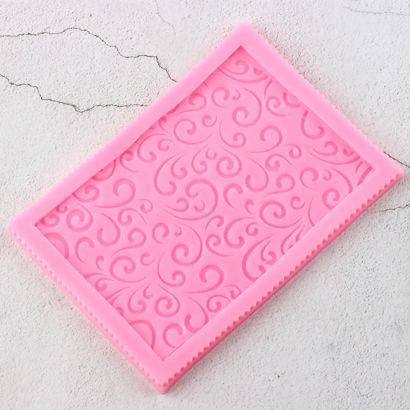 

Relief Lace Silicone Mold Wedding Chocolate Cake Border Molds Cake Decorating Tools Sugarcraft Fondant Mould Candy Resin Moulds