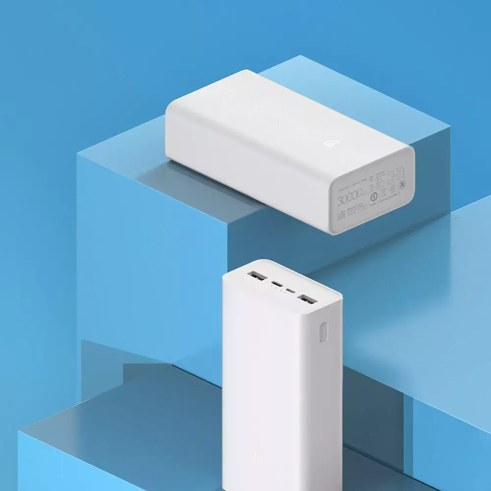 Внешний аккумулятор Xiaomi Mi Power Bank 3 QUICK CHARGE EDITION 30000 MAH PB3018ZM | Мобильные телефоны и