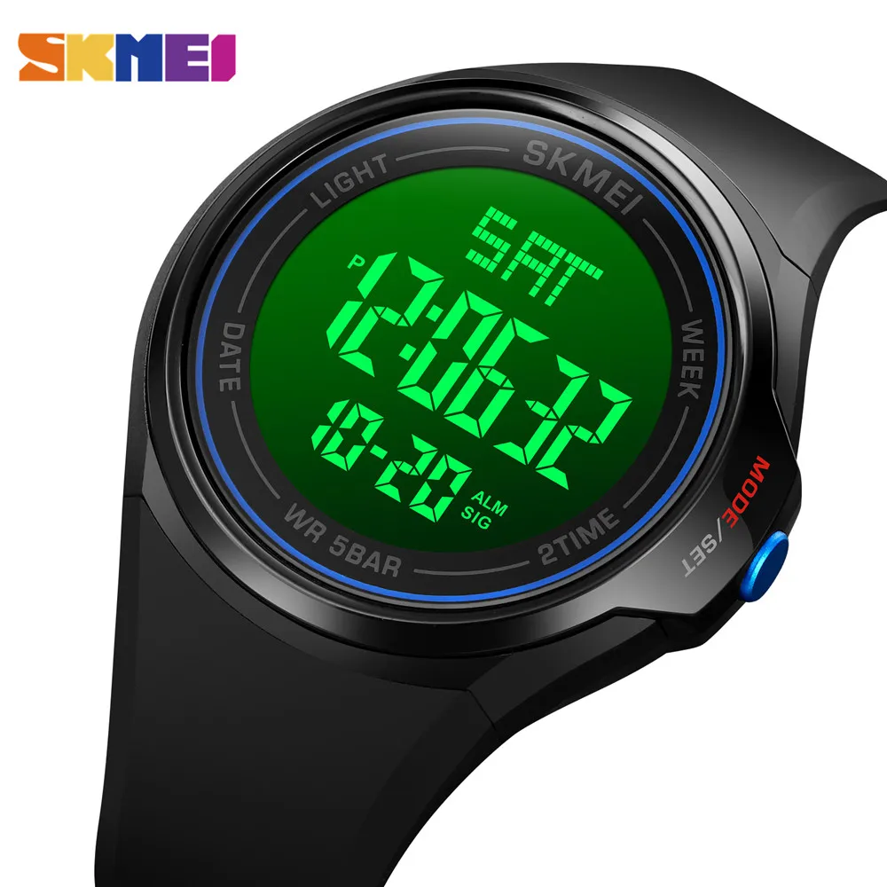 

SKMEI Military Count Down Sport Watches Men 5Bar Waterproof LED Light Digital Wristwatch Alarm Clock reloj montre homme 1810