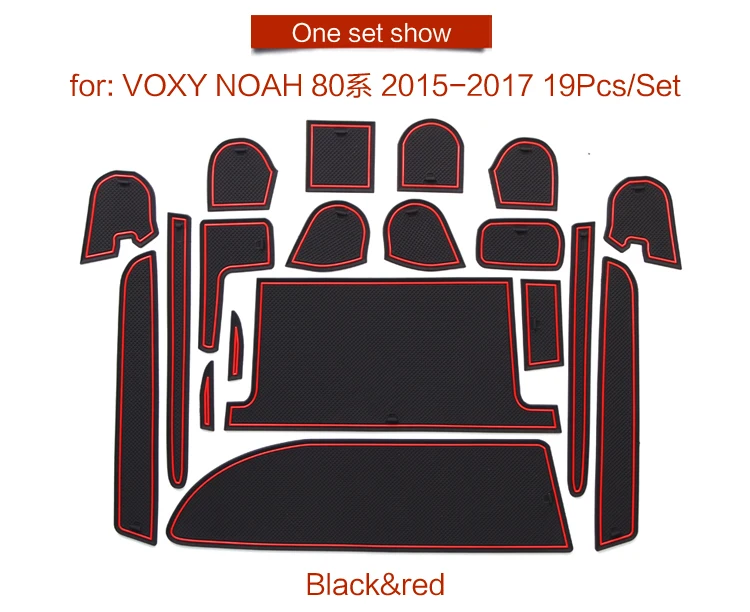 

Пылезащитная накладка на дверную паз для Toyota Noah G Voxy Esquire R80 2014 ~ 2017, резиновый коврик для хранения чашек, слот для ворот, противоскользящая автомобильная наклейка