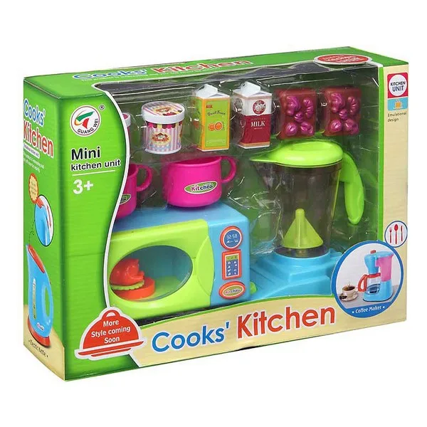 Игрушка бытовая техника набор кухонных принадлежностей зеленый синий|Другие