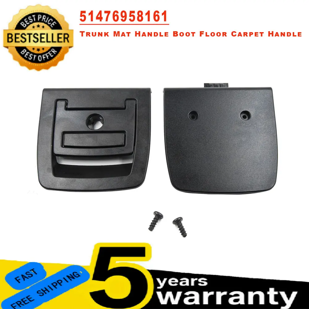 

Car Trunk Tail Cover Bottom Plate Mat Floor Carpet Handle 51476958161 For BMW E70 X5 E71 X6 2006-2013 Auto Accessories