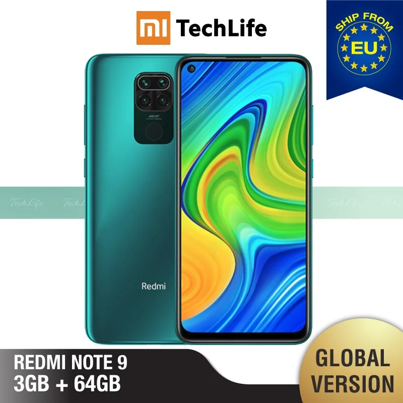 Глобальная версия Xiaomi Redmi Note 9 3 Гб RAM 64 ROM (абсолютно новый/Герметичный) redminote9 note9
