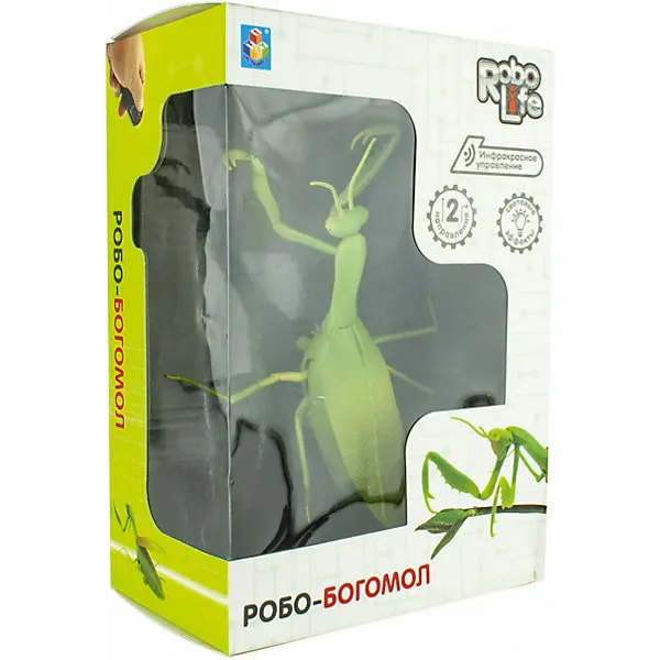 Робот 1Toy "Робо богомол" световые эффекты|Интерактивные мягкие игрушки| |