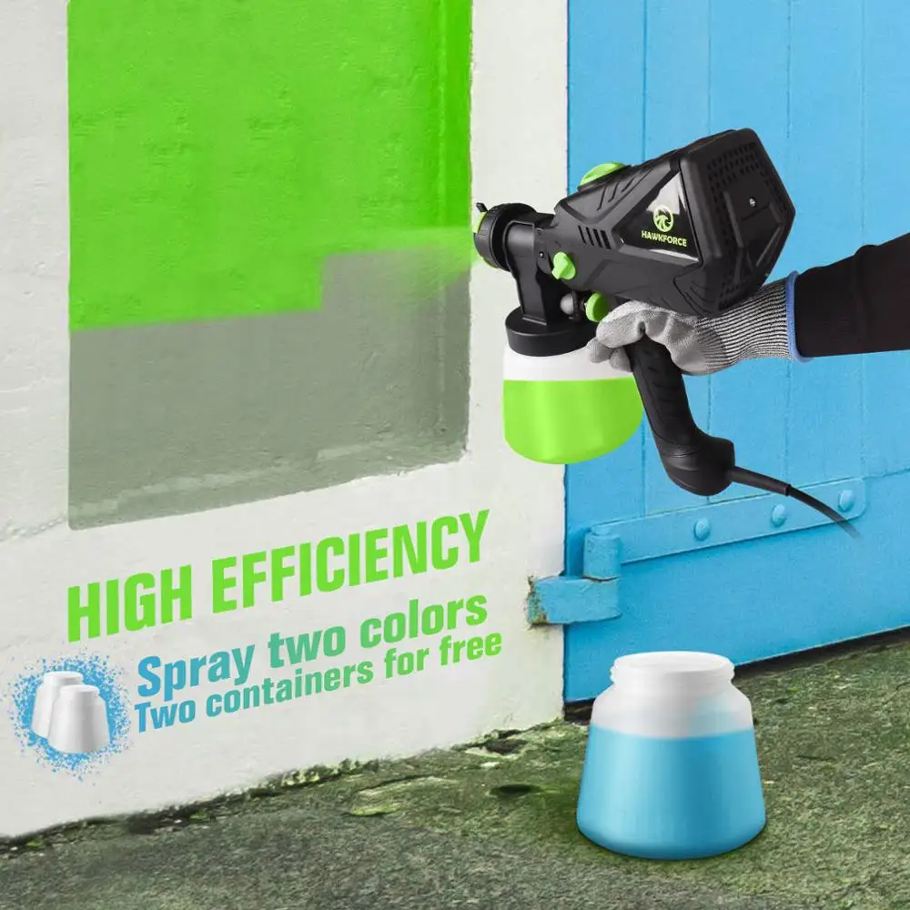 Pаспылитель краски 700 Вт электрический краскопульт высокомощные пистолет