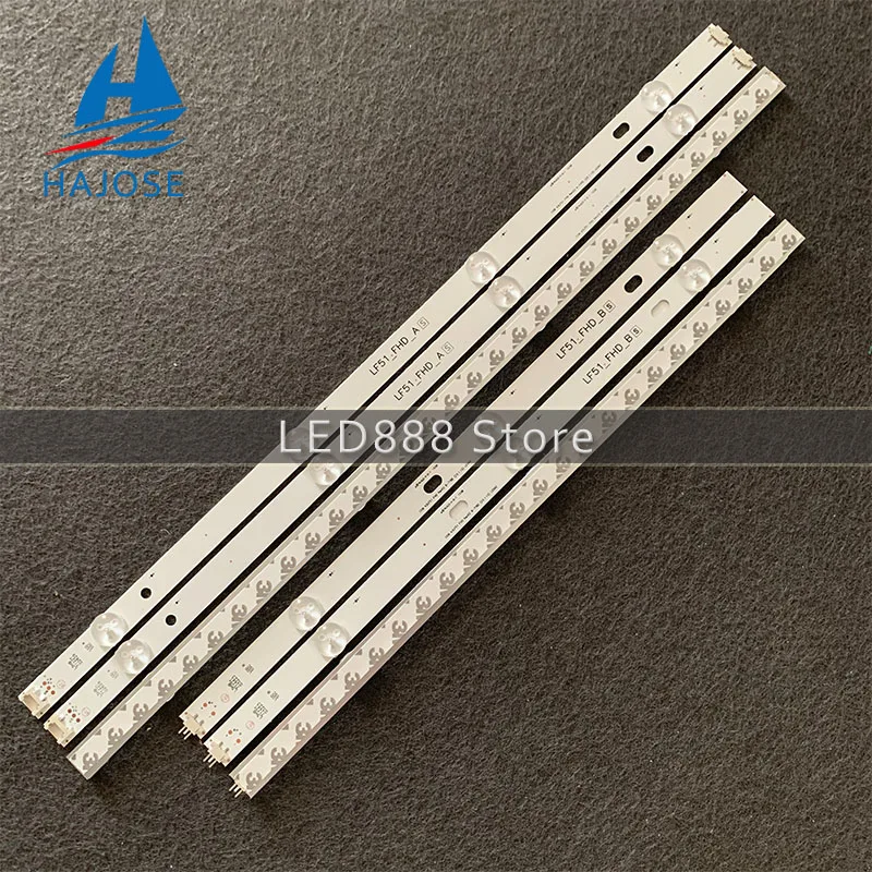 5 комплектов = 30 светодиодный т. светодиодных лент для подсветки LG 43LH590 43LJ515V 43LH510V