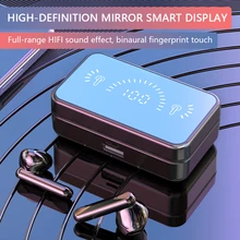 TWS Wireless Headphone Bluetooth 5.0  quick-charge 2200mAh Charging Box  9D Stereo waterproof With M