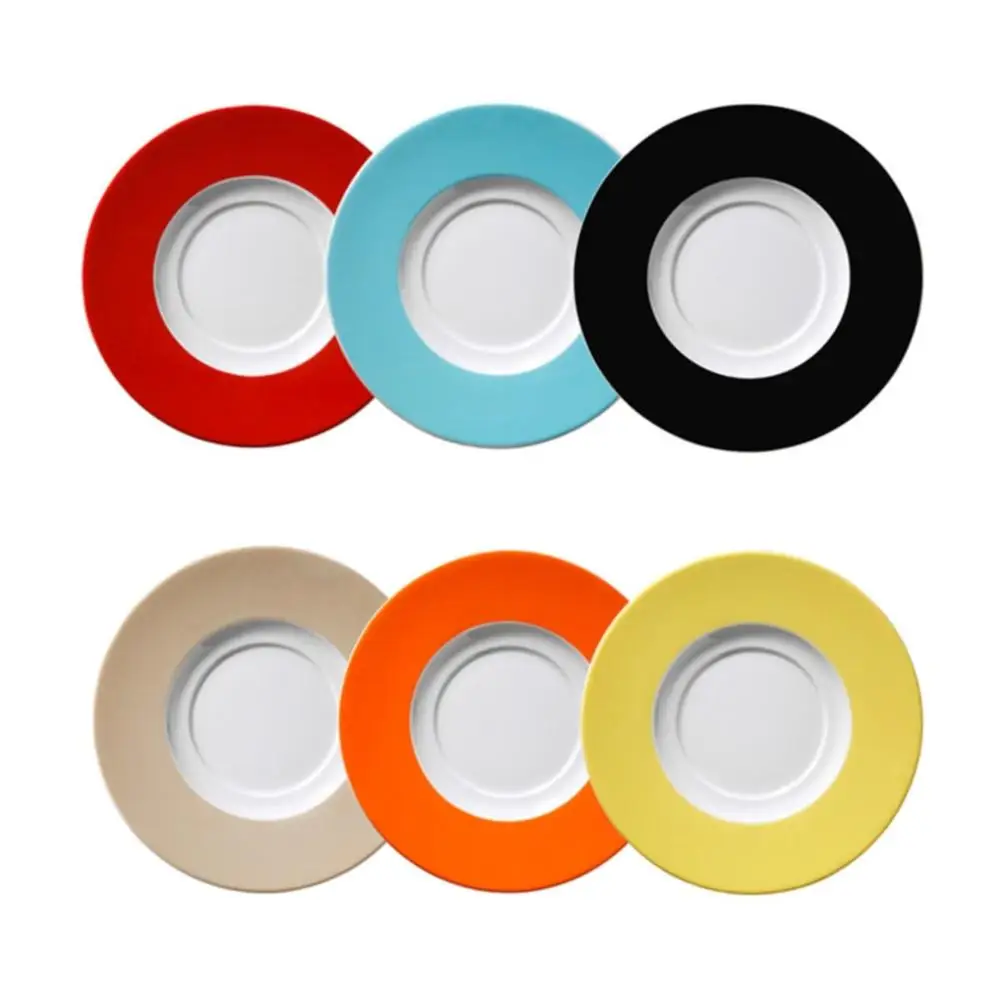 

6 person coffee set with porcelain plate 12 piece white cup Turkish coaster mugs ceramic tea cup ottoman creative patterned