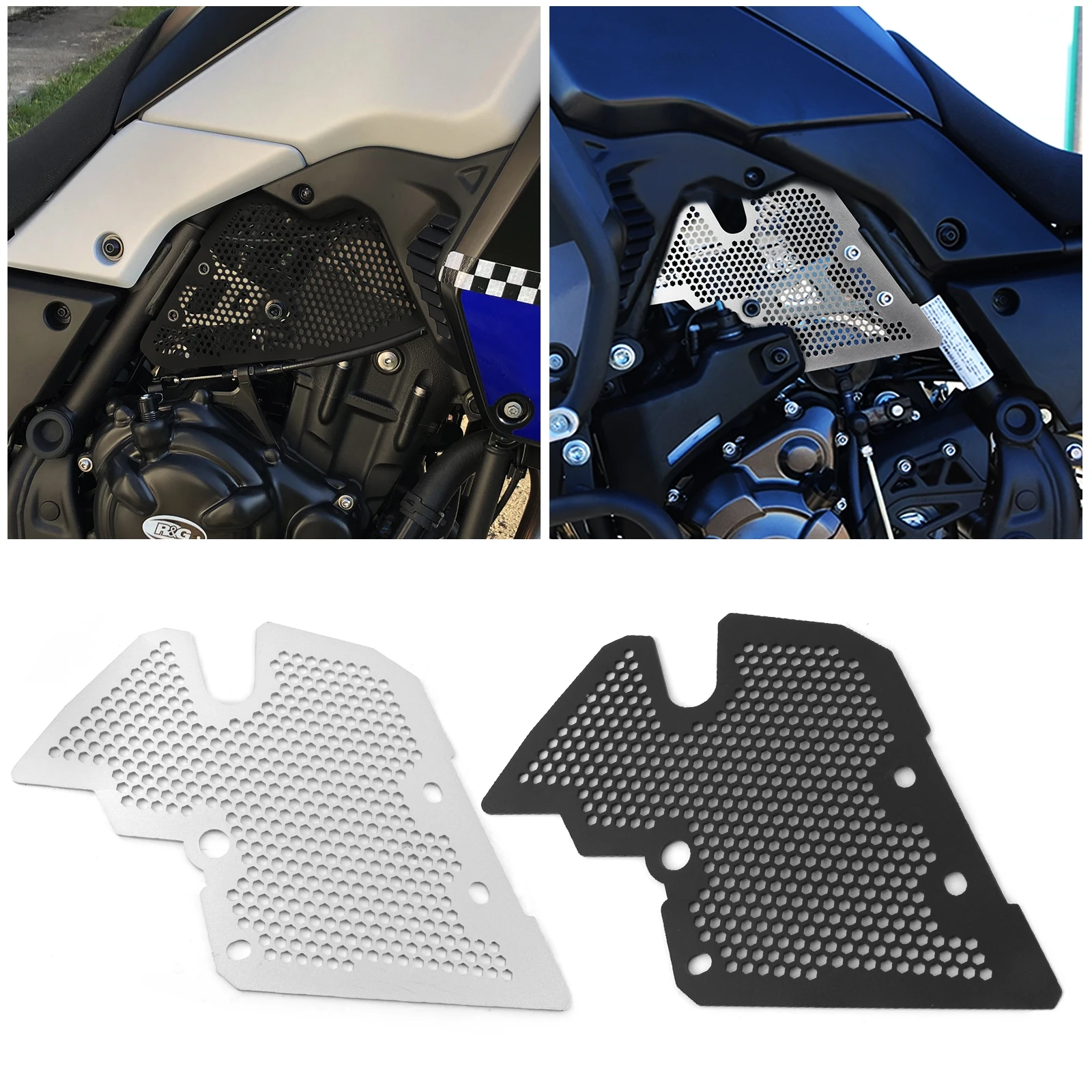 Motorcycle Engine Cover Guard Motor Protective Cover Throttle Cam Protector Crap Flap For 2019-2021 Yamaha Tenere 700 XTZ700 T7