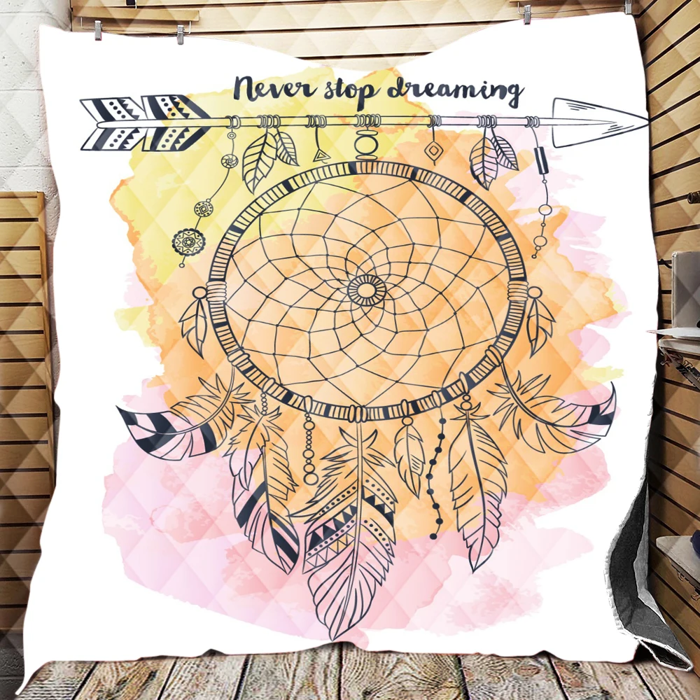 

Beautiful Dreamcatcher Quilted quilt Throw Blankets Birthday Christmas Gifts Home Decor Textile