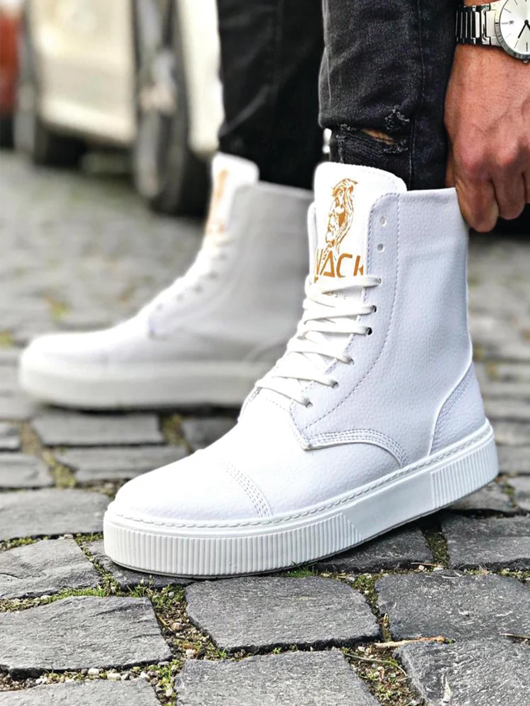 Knack Spor Bot 022 Beyaz Men Shoes We Deliver You With Reasonable Price And Fast Shipping New Sport Model Stylish Design | Обувь