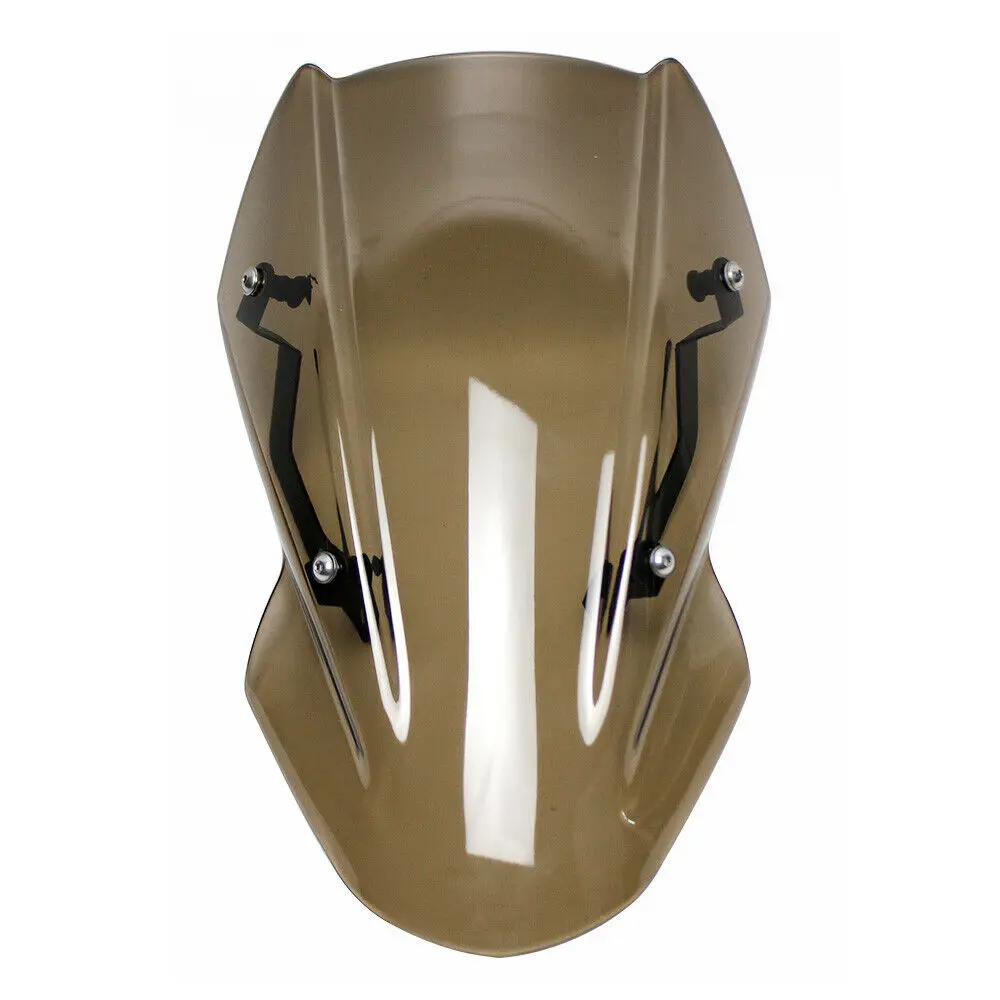 Brown Для Kawasaki Z650- лобовое стекло мотоцикла с монтажным кронштейном - Цвет: Brown