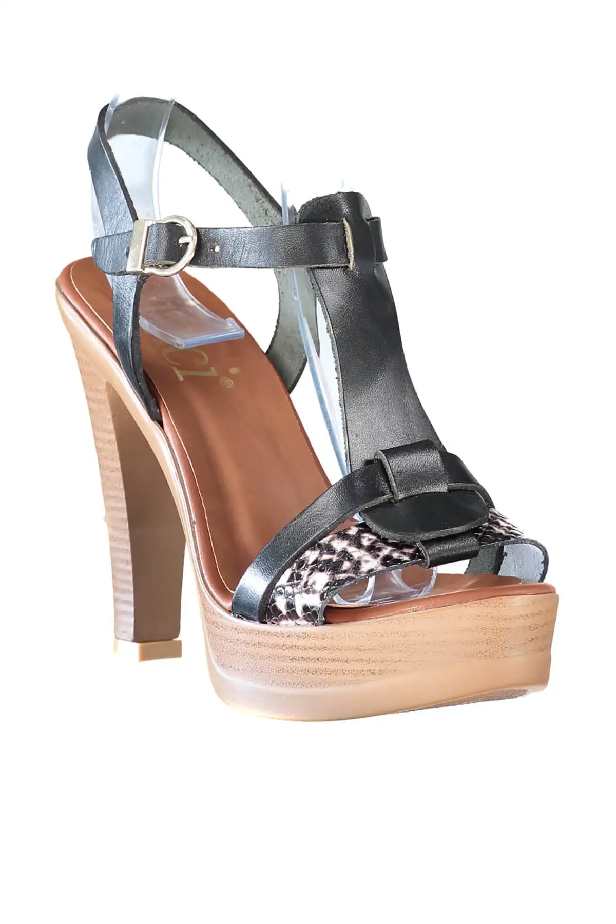 Жемчугом обувь черного цвета из натуральной кожи Для женщин на высоких каблуках