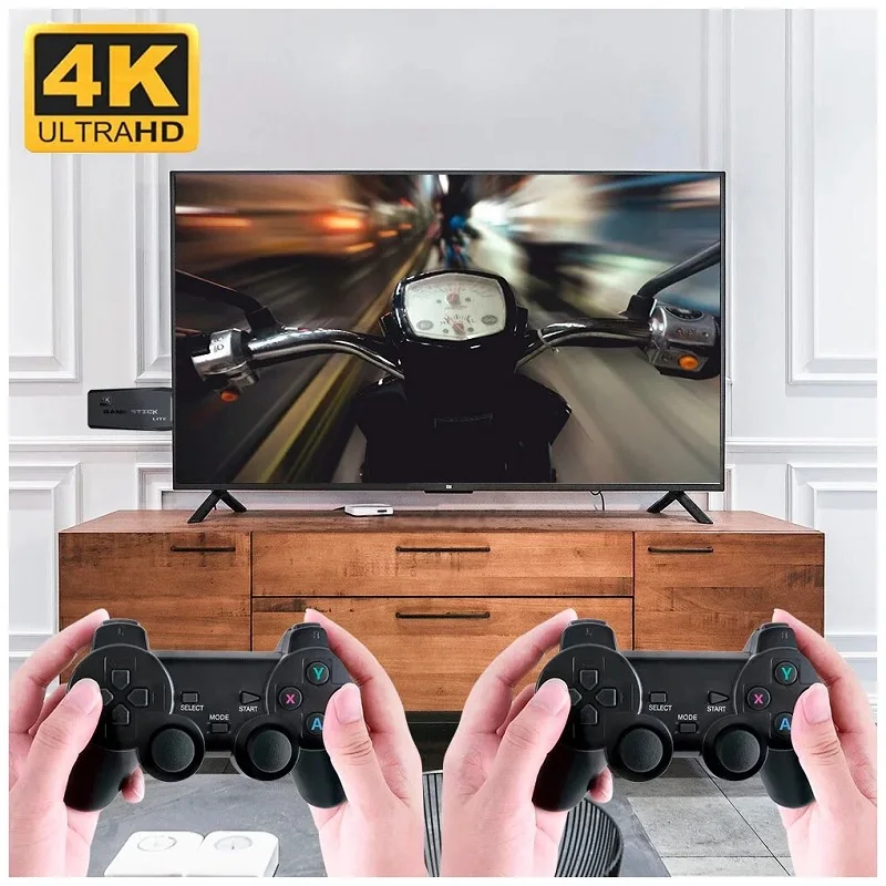 Игровая приставка iForce M8 RS-080 HDMI 4K более 40 форматов игр PS1 ATARI MAME forSFC FC GBA GB GBC MD 2.4G два