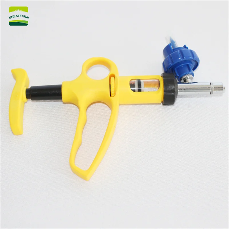 

5ml Veterinary Continuous Syringe Automatic Dosing Device Tool 10ml Injection Pig Chicken Farm Automatic Vaccine Cow 2022 NEW