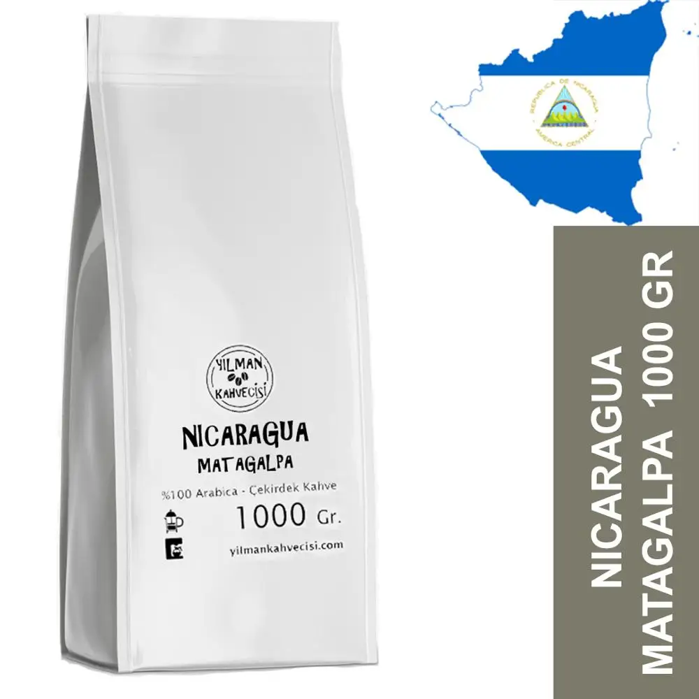 Свежежареные зерна и молотый кофе Никарагуа Matagalpa % 100 Арабика высокое качество