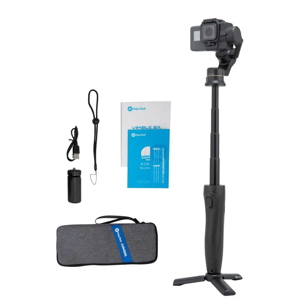 FY FEIYUTECH Feiyu Vimble 2A Выдвижная экшн камера карданный стабилизатор для Gopro Hero 7 6 5 с