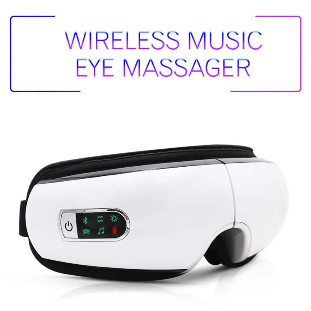 

Eye Massager Wrinkle Fatigue Relieve Eye Airbag Vibration Massage Hot Compress Therapy Glasses Bluetooth Music Eye Relax NEW