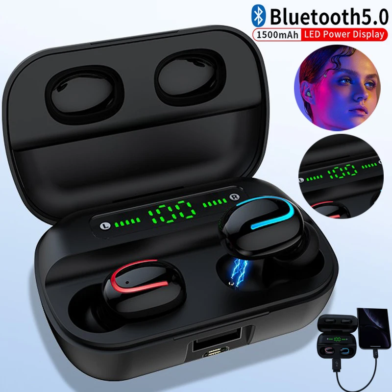Настоящие Bluetooth 5 0 наушники HBQ Q32 TWS беспроводные спортивные с громкой связью 3D