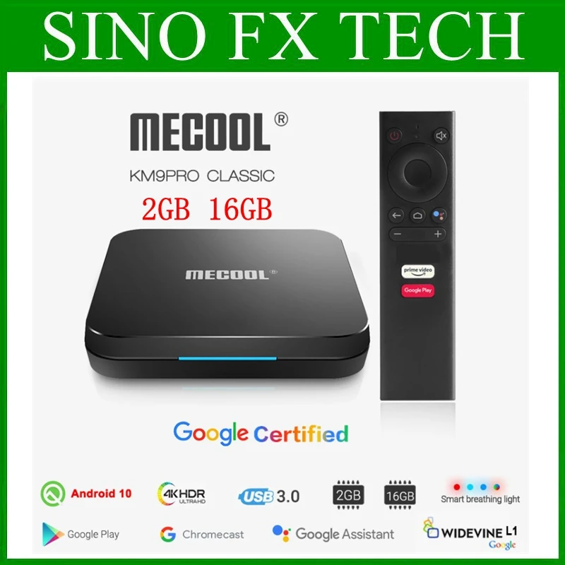 MECOOL KM9 Pro Сертифицированный Google Android TV 2 Гб 16 Amlogic S905X2 10 0 4K Смарт ТВ приставка Pro|modem