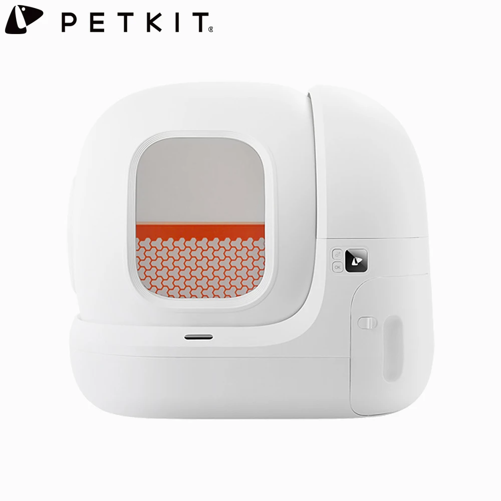 صندوق نفايات آلية PETKIT PURA MAX 76L مساحة داخلية التنظيف الذاتي للقطط مغلقة ببراءة اختراع مرشح مراحيض بنية مبتكرة