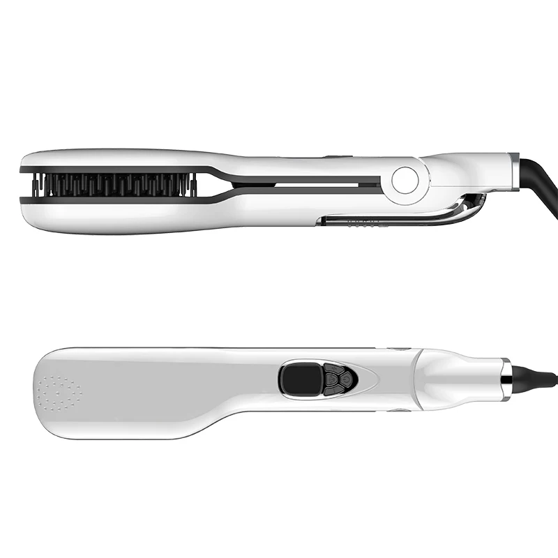 Steam Hair Straightener Brush PCT Fast Heating Flat Iron Professional Electric Comb Irons | Красота и здоровье