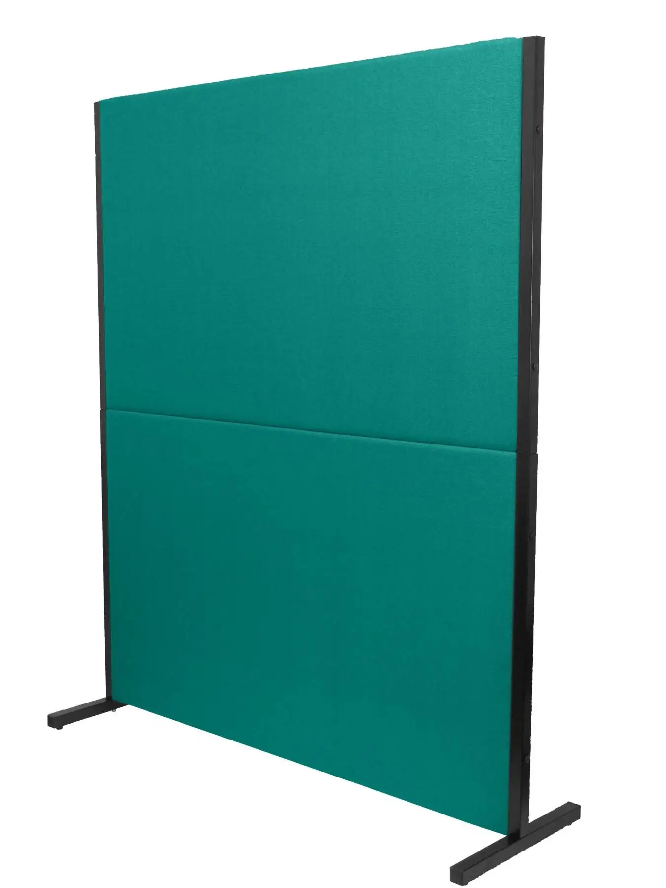Складной экранный сепаратор для офисов и рабочих центров съемный с черной
