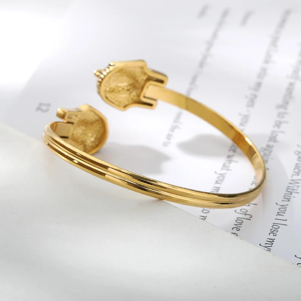 Мужские и женские браслеты голова Фараона египетские манжета очаровательный