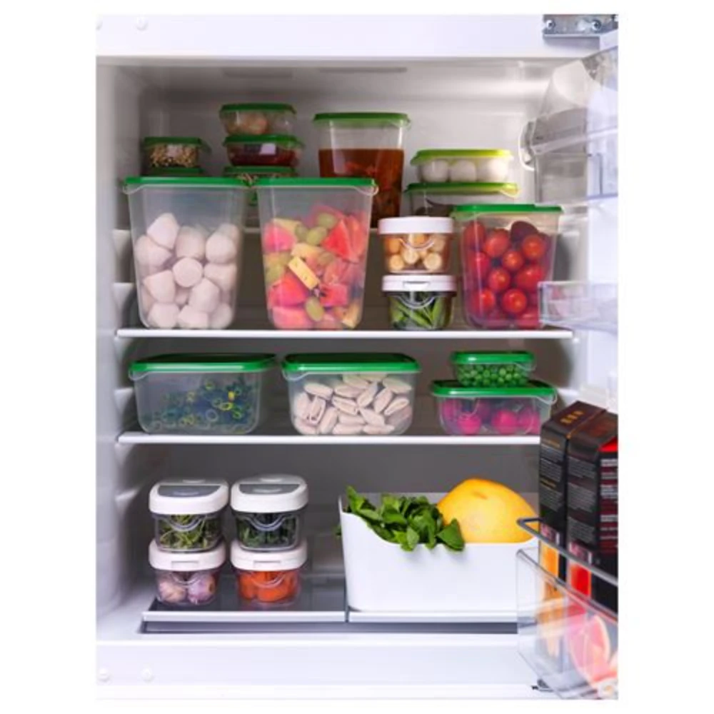 17 pcs kitchen food storage box container set organizer refrigerator jars intertwined fridge pantry bacon cheese salami olive free global shipping