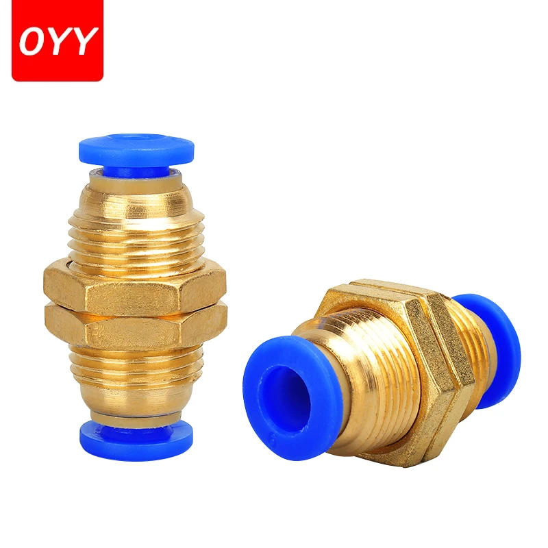 

30Pcs Air Pneumatic Quick Fitting Tubes Connectors Straight 8mm 6mm 4mm 10mm 12mm OD Hose Tube One Touch Push Into Gas Connector