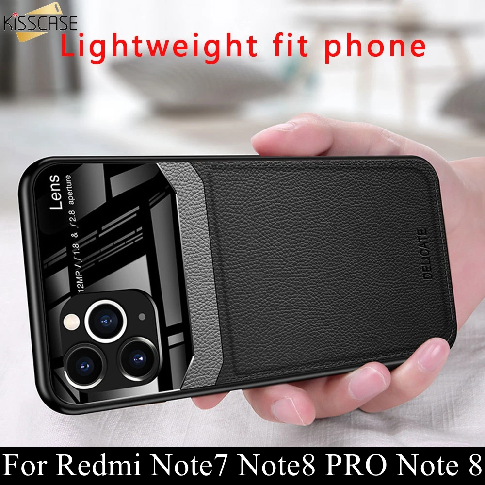 Чехол KISS кожаный чехол для телефона Red mi Note 8 Pro 8A 7 чехлы модные Жесткие ПК-Чехлы